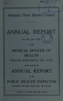 view [Report 1956] / Medical Officer of Health, Abergele U.D.C.