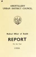 view [Report 1950] / Medical Officer of Health, Abertillery U.D.C.