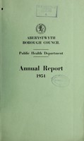 view [Report 1954] / Medical Officer of Health, Aberystwyth Borough.