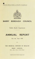 view [Report 1949] / Medical Officer of Health, Barry Borough.