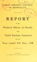 view [Report 1938] / Medical Officer of Health, Bedwellty U.D.C.