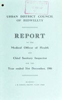 view [Report 1946] / Medical Officer of Health, Bedwellty U.D.C.