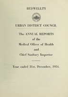 view [Report 1954] / Medical Officer of Health, Bedwellty U.D.C.