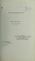 view [Report 1949] / Medical Officer of Health, Blaenavon U.D.C.