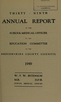 view [Report 1949] / School Medical Officer of Health, Breconshire County Council.