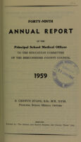 view [Report 1959] / School Medical Officer of Health, Breconshire County Council.