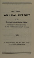 view [Report 1971] / School Medical Officer of Health, Breconshire County Council.