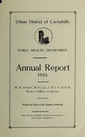 view [Report 1943] / Medical Officer of Health, Caerphilly U.D.C.