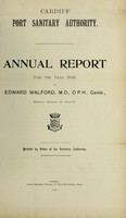 view [Report 1896] / Medical Officer of Health, Cardiff Port Sanitary Authority.