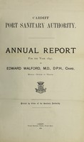 view [Report 1897] / Medical Officer of Health, Cardiff Port Sanitary Authority.