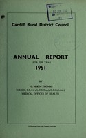 view [Report 1951] / Medical Officer of Health, Cardiff (Union) R.D.C.