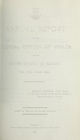 view [Report 1901] / Medical Officer of Health, Cardiff County Borough & Port.