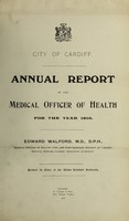 view [Report 1910] / Medical Officer of Health, Cardiff County Borough & Port.