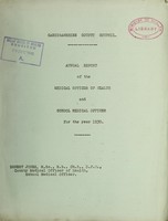 view [Report 1939] / Medical Officer of Health, Cardiganshire County Council.