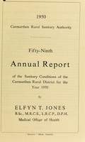 view [Report 1950] / Medical Officer of Health, Carmarthen (Union) R.D.C.