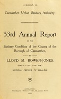 view [Report 1925] / Medical Officer of Health, Carmarthen County Borough.