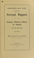 view [Report 1939] / Medical Officer of Health, Carmarthenshire County Council.