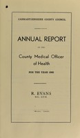 view [Report 1945] / Medical Officer of Health, Carmarthenshire County Council.