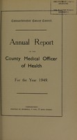 view [Report 1949] / Medical Officer of Health, Carmarthenshire County Council.