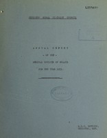 view [Report 1951] / Medical Officer of Health, Chepstow R.D.C.