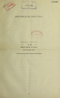 view [Report 1943] / Medical Officer of Health, Chepstow U.D.C. and R.D.C.