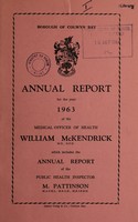 view [Report 1963] / Medical Officer of Health, Colwyn Bay Borough.