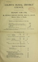 view [Report 1936] / Medical Officer of Health, Colwyn R.D.C.