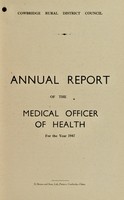 view [Report 1947] / Medical Officer of Health, Cowbridge R.D.C.