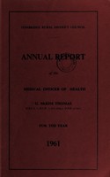 view [Report 1961] / Medical Officer of Health, Cowbridge R.D.C.