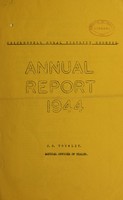 view [Report 1944] / Medical Officer of Health, Crickhowell R.D.C.