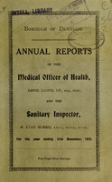 view [Report 1925] / Medical Officer of Health, Denbigh Borough.