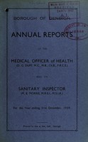 view [Report 1939] / Medical Officer of Health, Denbigh Borough.