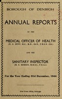 view [Report 1944] / Medical Officer of Health, Denbigh Borough.