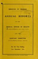 view [Report 1951] / Medical Officer of Health, Denbigh Borough.