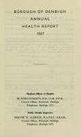 view [Report 1967] / Medical Officer of Health, Denbigh Borough.