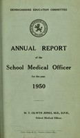 view [Report 1950] / School Medical Officer of Health, Denbighshire County Council.