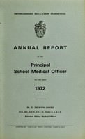 view [Report 1972] / School Medical Officer of Health, Denbighshire County Council.