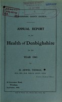 view [Report 1941] / Medical Officer of Health, Denbighshire County Council.