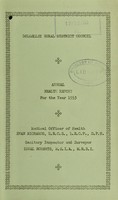 view [Report 1953] / Medical Officer of Health, Dolgellau / Dolgelley R.D.C.