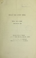 view [Report 1953] / Medical Officer of Health, Dolgellau / Dolgelley U.D.C.