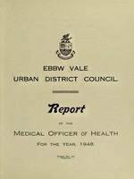 view [Report 1948] / Medical Officer of Health, Ebbw Vale U.D.C.