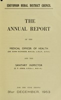 view [Report 1953] / Medical Officer of Health, Edeyrnion R.D.C.