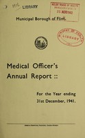 view [Report 1941] / Medical Officer of Health, Flint Borough.