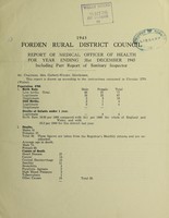 view [Report 1945] / Medical Officer of Health, Forden R.D.C.