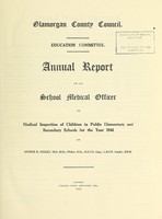 view [Report 1944] / School Medical Officer of Health, Glamorgan County Council.