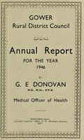 view [Report 1946] / Medical Officer of Health, Gower R.D.C.