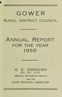 view [Report 1955] / Medical Officer of Health, Gower R.D.C.