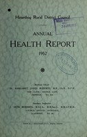 view [Report 1952] / Medical Officer of Health, Hiraethog R.D.C.