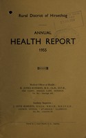 view [Report 1955] / Medical Officer of Health, Hiraethog R.D.C.