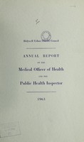 view [Report 1963] / Medical Officer of Health, Holywell U.D.C.